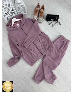 ЖЕНСКИЙ КОСТЮМ ДВОЙКА ТКАНЬ ВЕЛЬВЕТ