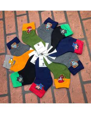 ДЕТСКИЕ ДЕТСКИЕ НОСКИ 10 ПАР СОСТАВ: ХЛОПОК 95%, ЭЛАСТАН 5% ВОЗРАСТ: 3-8 ЛЕТ РАЗМЕР: РАЗМЕР: 3-4, 5-6, 7-8