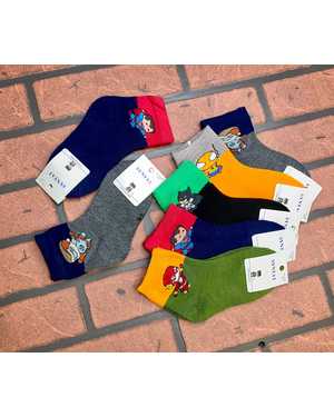 ДЕТСКИЕ ДЕТСКИЕ НОСКИ 10 ПАР СОСТАВ: ХЛОПОК 95%, ЭЛАСТАН 5% ВОЗРАСТ: 3-8 ЛЕТ РАЗМЕР: РАЗМЕР: 3-4, 5-6, 7-8
