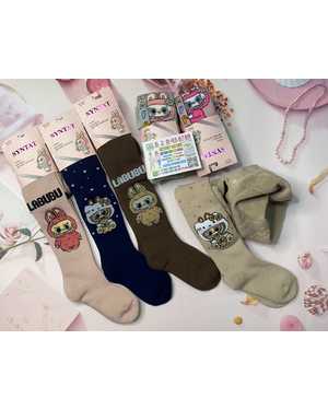 КОЛГОТКИ ТКАНЬ ТРИКОТАЖ С МАХРОЙ НА ОСНОВЕ ХЛОПКА УПАКОВКА 6ШТ