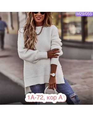 СВИТЕР ТКАНЬ ШЕРСТЬ И АКРИЛ