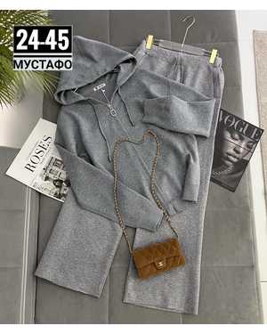 ЖЕНСКИЙ КОСТЮМ ТКАНЬ КАШЕМИР С СТРАЗАМИ