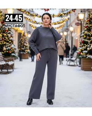 ЖЕНСКИЙ КОСТЮМ ДВОЙКА ТКАНЬ КАШЕМИР С СТРАЗАМИ