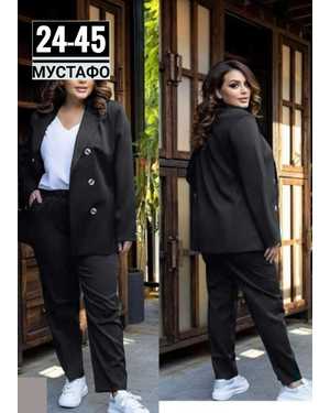 ЖЕНСКИЙ КОСТЮМ ДВОЙКА ТКАНЬ БАРБИ С ПОДКЛАДКА