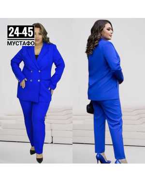 ЖЕНСКИЙ КОСТЮМ ДВОЙКА ТКАНЬ БАРБИ С ПОДКЛАДКА