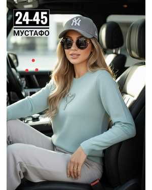 КОФТА ТКАНЬ ВЯЗКА С СЕРДЦЕ