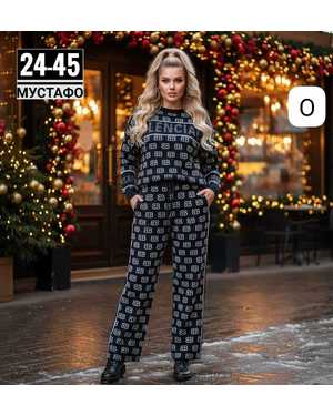 ЖЕНСКИЙ КОСТЮМ ДВОЙКА ТКАНЬ ФАБРИЧНЫЙ КИТАЙ