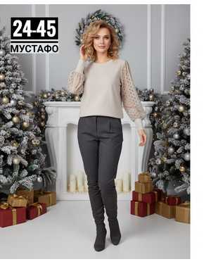 СВИТЕР ТКАНЬ ТЁПЛЫЙ КАШЕМИР ЛАПША