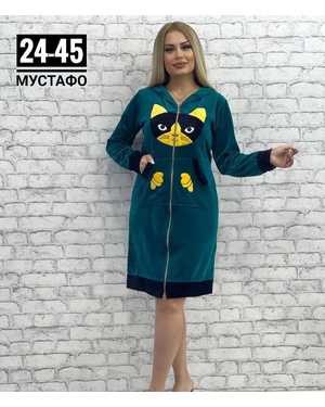 ХАЛАТ ТКАНЬ КОРОЛЕВСКИЙ ВЕЛЮР