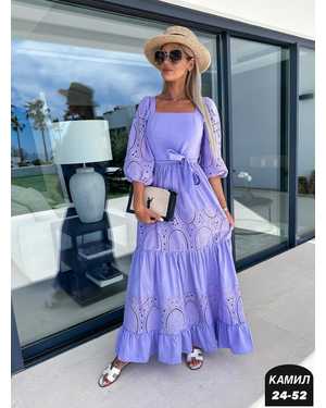 ПЛАТЬЕ ТКАНЬ ХБ / МАРЛЁВКА