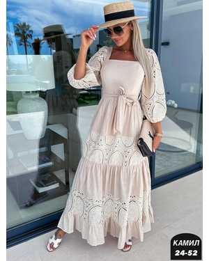 ПЛАТЬЕ ТКАНЬ ХБ / МАРЛЁВКА