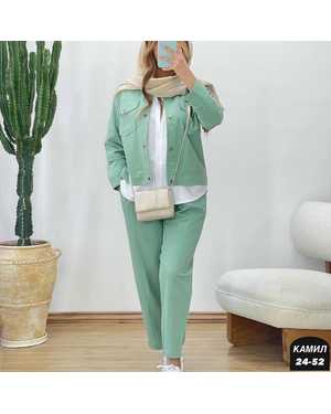 ЖЕНСКИЙ КОСТЮМ ТРОЙКА ТКАНЬ ХЕБЕ ФУТБОЛКА ЛАЙТ