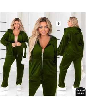 ЖЕНСКИЙ КОСТЮМ ДВОЙКА ТКАНЬ ВЕЛЮР