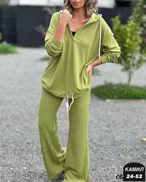 ЖЕНСКИЙ КОСТЮМ ДВОЙКА ТКАНЬ ЛАПША