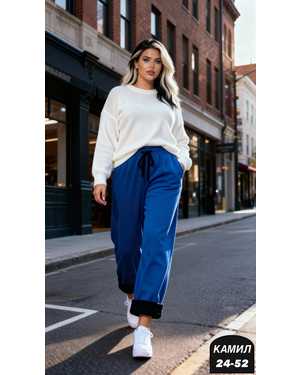 ШТАНЫ ТКАНЬ ТРОХНИТКА С НАЧЁСОМ