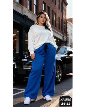 ШТАНЫ ТКАНЬ ТРОХНИТКА С НАЧЁСОМ