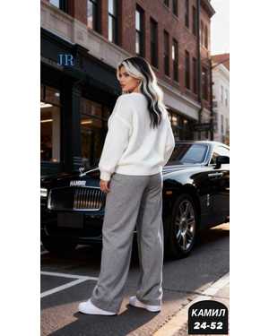 ШТАНЫ ТКАНЬ ТРОХНИТКА С НАЧЁСОМ