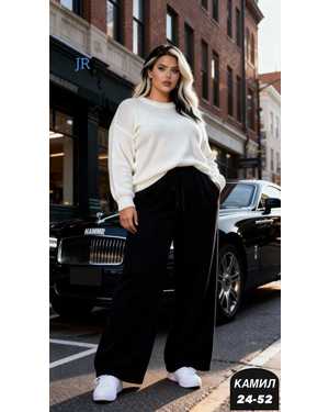 ШТАНЫ ТКАНЬ ТРОХНИТКА С НАЧЁСОМ