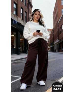 ШТАНЫ ТКАНЬ ТРОХНИТКА С НАЧЁСОМ