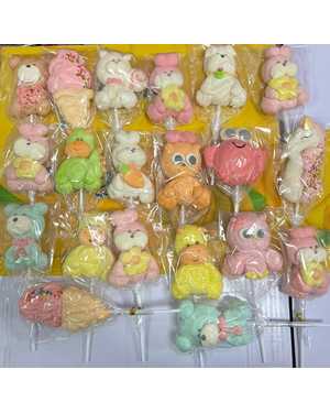 Воздушный маршмеллоу с лёгким ягодным вкусом В упаковке 20шт по 20-25гр