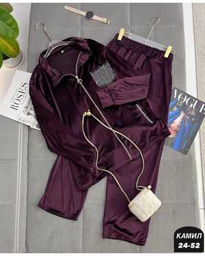 ЖЕНСКИЙ КОСТЮМ ТКАНЬ ВЕЛЮР