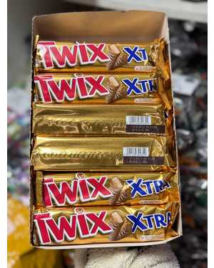Шоколадный батончик Twix, 2 палочки, 82гр