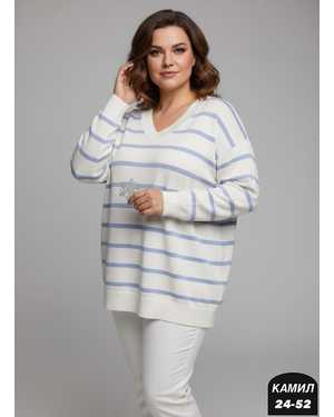 СВИТЕР ТКАНЬ ВЯЗАННЫЙ КАШЕМИР + ЛАПША