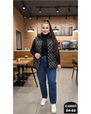 ЖИЛЕТКА ТКАНЬ ФАБРИЧНЫЙ КИТАЙ