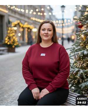 ТОЛСТОВКА В РАЗМЕР ТКАНЬ ФЛИС