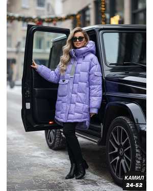 УТЕПЛЕННЫЙ КУРТКА ТКАНЬ ХОЛОФАЙБЕР