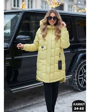 УТЕПЛЕННЫЙ КУРТКА ТКАНЬ ХОЛОФАЙБЕР