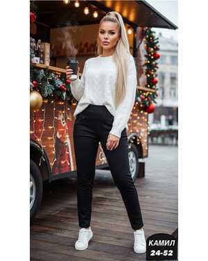 ШТАНЫ ТКАНЬ С НАЧЁСОМ