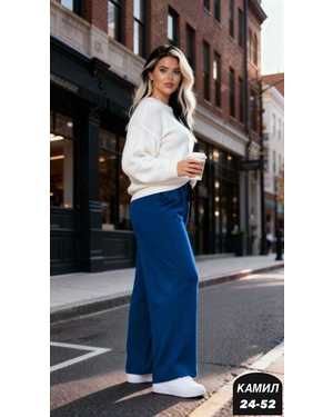 ШТАНЫ ТКАНЬ ТРОХНИТКА С НАЧЁСОМ