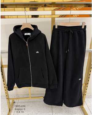 Женский костюм Утеплённый с начесом Фабричный Китай