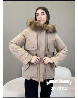 КУРТКА ТКАНЬ МЕХ СЪЕМНЫЙ
