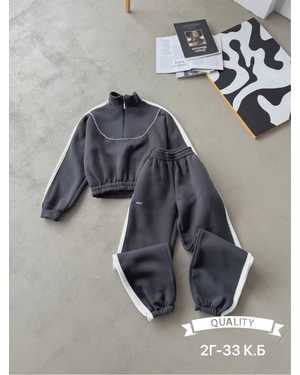 ЖЕНСКИЙ КОСТЮМ ДВОЙКА ТКАНЬ ДВУХСТОРОННИЙ ФЛИС