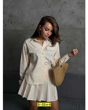 ЖЕНСКИЙ КОСТЮМ ДВОЙКА В РАЗМЕР ТКАНЬ ХБ