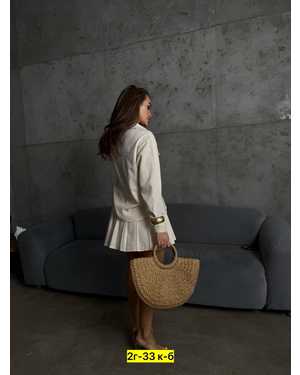 ЖЕНСКИЙ КОСТЮМ ДВОЙКА В РАЗМЕР ТКАНЬ ХБ