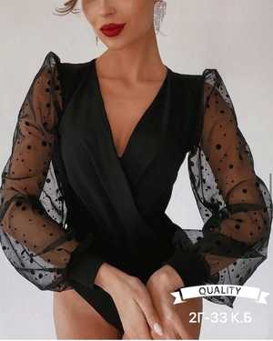 БОДИ В РАЗМЕР ТКАНЬ ОСНОВА ТРИКОТАЖ РУКАВА ФАТИН