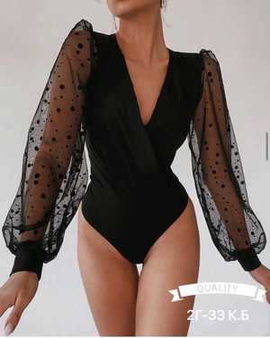 БОДИ В РАЗМЕР ТКАНЬ ОСНОВА ТРИКОТАЖ РУКАВА ФАТИН