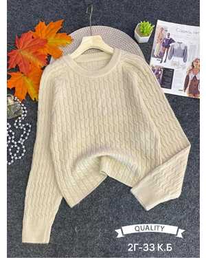 СВИТЕР ТКАНЬ ВЯЗКА
