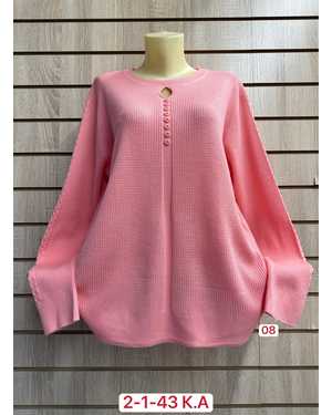 СВИТЕР ТКАНЬ ВИСКОЗА, ДАКРОН, ХЛОПОК