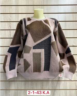 СВИТЕР ТКАНЬ 63% CASHMERE, 28% WOOL, 9% ELASTANE