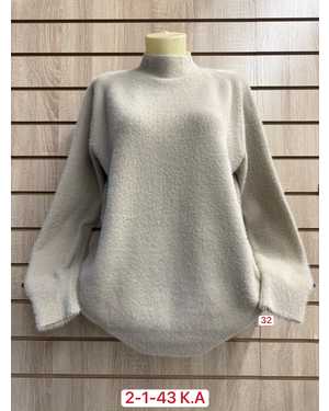 СВИТЕР ТКАНЬ 52% CASHMERE, 28% WOOL, 15% COTTON, 5% ELASTANE