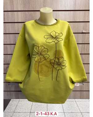 КОФТА ТКАНЬ 95% COTTON, 5% SPANDEX