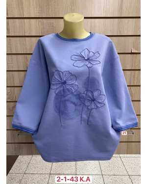 КОФТА ТКАНЬ 95% COTTON, 5% SPANDEX