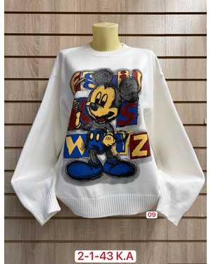 СВИТЕР ТКАНЬ 80% CASHMERE, 15% WOOL, 5% ELASTANE