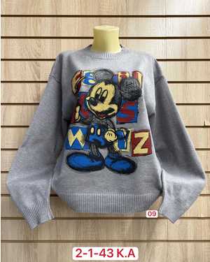 СВИТЕР ТКАНЬ 80% CASHMERE, 15% WOOL, 5% ELASTANE