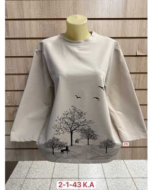 КОФТА ТКАНЬ 95% COTTON, 5% ELASTANE