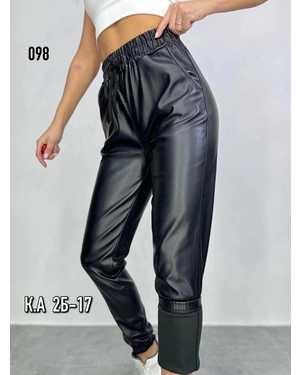 ДЖОГГЕРЫ В РАЗМЕР ТКАНЬ КОЖА, СТРЕЙЧ